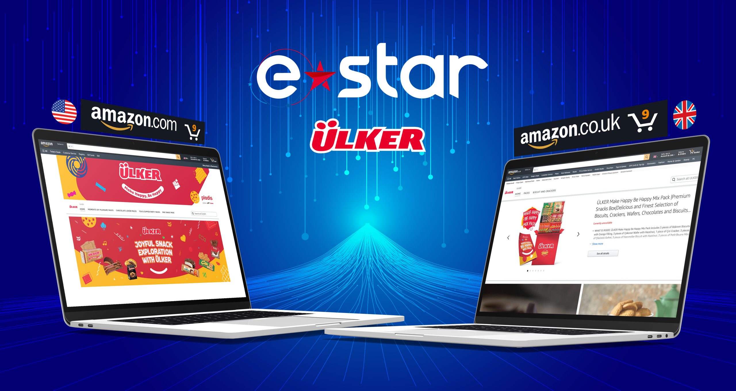 eStar, Ülker ürünlerini Amazon Güvencesiyle Amerika ve İngiltere’de Satışa sundu