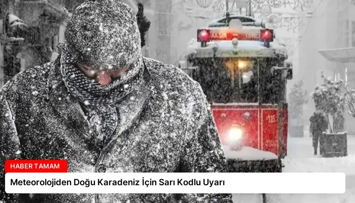 Meteorolojiden Doğu Karadeniz İçin Sarı Kodlu Uyarı