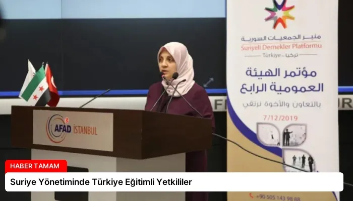 Suriye Yönetiminde Türkiye Eğitimli Yetkililer