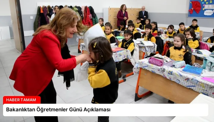 Bakanlıktan Öğretmenler Günü Açıklaması