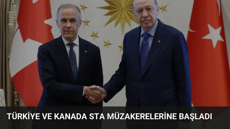 Türkiye ve Kanada STA Müzakerelerine Başladı