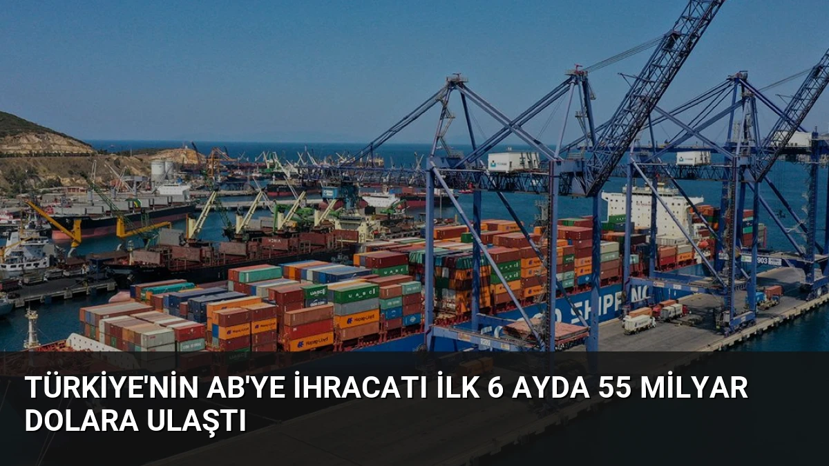 Türkiye’nin AB’ye İhracatı İlk 6 Ayda 55 Milyar Dolara Ulaştı