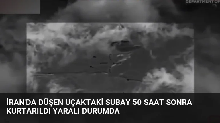 İran’da Düşen Uçaktaki Subay 50 Saat Sonra Kurtarıldı Yaralı Durumda
