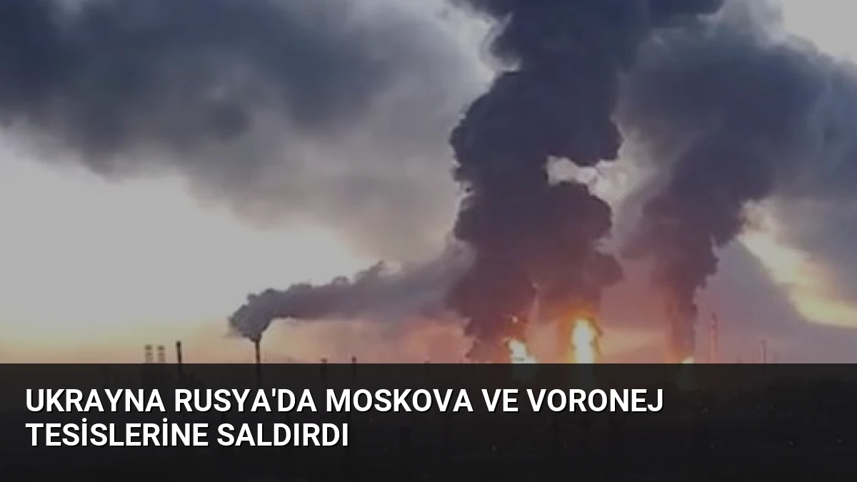 Ukrayna Rusya’da Moskova ve Voronej Tesislerine Saldırdı